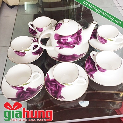 Bộ ấm chén sứ Trung Quốc 052