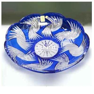 Đĩa đựng mứt pha lê 068