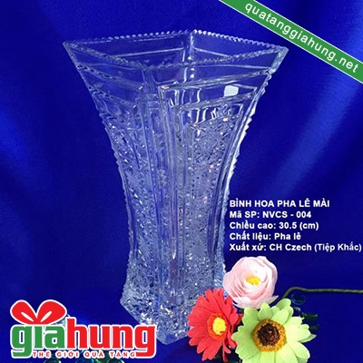 Bình hoa pha lê Tiệp 008