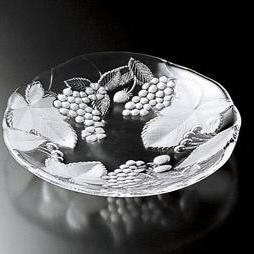 Đĩa đựng mứt pha lê 066