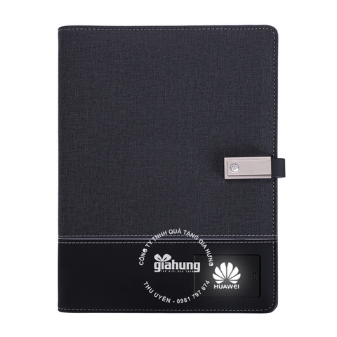 SỔ SẠC ĐA NĂNG MÀU ĐEN DUNG LƯỢNG 8000MAH - USB 16GB