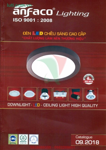 BẢNG GIÁ ĐÈN LED ANFACO THÁNG 9/2018 - CHIẾT KHẤU ĐẾN 48%
