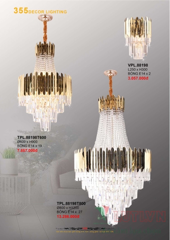 CATALOGUE BẢNG GIÁ ĐÈN LED TRANG TRÍ 355 NĂM 2021