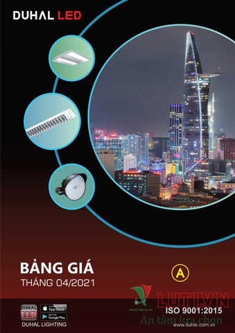 CATALOGUE BẢNG GIÁ ĐÈN LED DUHAL A (THÁNG 4/2021)