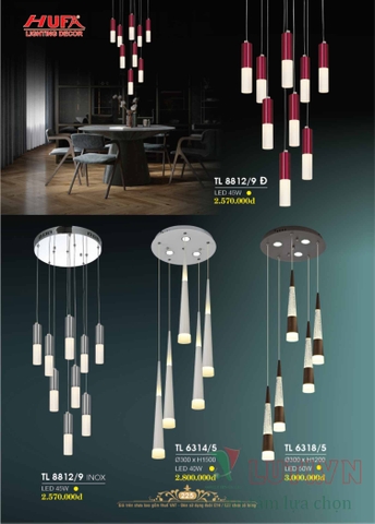 CATALOGUE BẢNG GIÁ ĐÈN LED TRANG TRÍ HUFA 2021