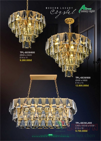 CATALOGUE BẢNG GIÁ ĐÈN LED TRANG TRÍ AURORA 2022