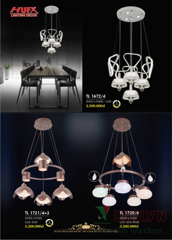 CATALOGUE BẢNG GIÁ ĐÈN LED TRANG TRÍ HUFA 2021