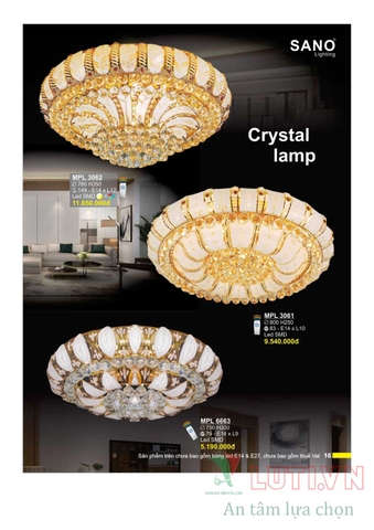 CATALOGUE BẢNG GIÁ ĐÈN LED TRANG TRÍ SANO 2021 (PHẦN 1)