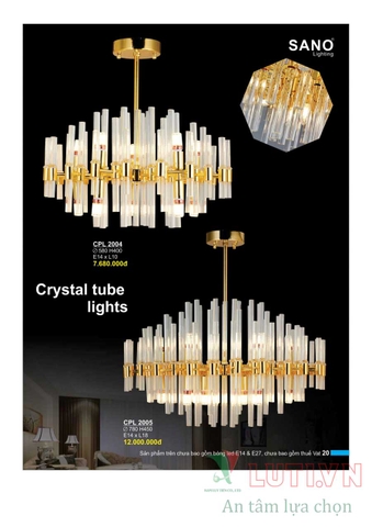 CATALOGUE BẢNG GIÁ ĐÈN LED TRANG TRÍ SANO 2021 (PHẦN 1)
