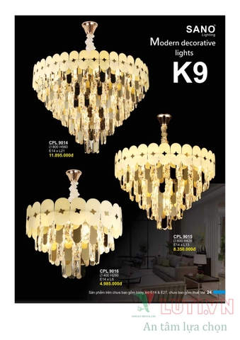 CATALOGUE BẢNG GIÁ ĐÈN LED TRANG TRÍ SANO 2021 (PHẦN 1)