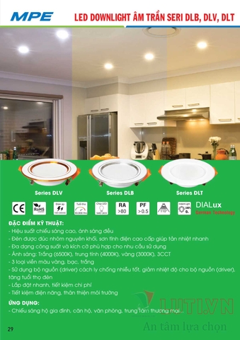 CATALOGUE BẢNG GIÁ ĐÈN LED MPE (THÁNG 10/2021)