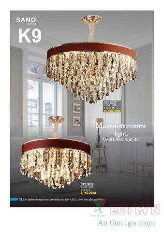 CATALOGUE BẢNG GIÁ ĐÈN LED TRANG TRÍ SANO 2021 (PHẦN 1)