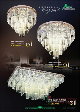 CATALOGUE BẢNG GIÁ ĐÈN LED TRANG TRÍ AURORA 2022