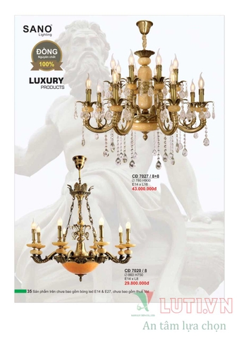 CATALOGUE BẢNG GIÁ ĐÈN LED TRANG TRÍ SANO 2021 (PHẦN 1)