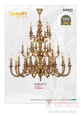 CATALOGUE BẢNG GIÁ ĐÈN LED TRANG TRÍ SANO 2021 (PHẦN 1)