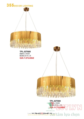 CATALOGUE BẢNG GIÁ ĐÈN LED TRANG TRÍ 355 NĂM 2021