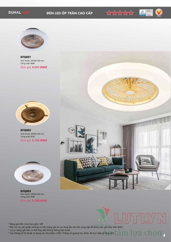 CATALOGUE BẢNG GIÁ ĐÈN LED DUHAL C (THÁNG 4/2021)
