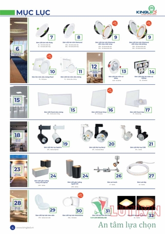CATALOGUE BẢNG GIÁ ĐÈN LED KINGLED NĂM 2021