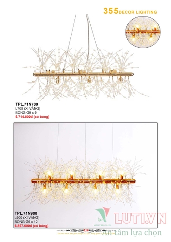 CATALOGUE BẢNG GIÁ ĐÈN LED TRANG TRÍ 355 NĂM 2021
