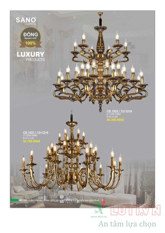 CATALOGUE BẢNG GIÁ ĐÈN LED TRANG TRÍ SANO 2021 (PHẦN 1)