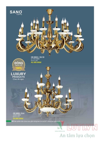 CATALOGUE BẢNG GIÁ ĐÈN LED TRANG TRÍ SANO 2021 (PHẦN 1)