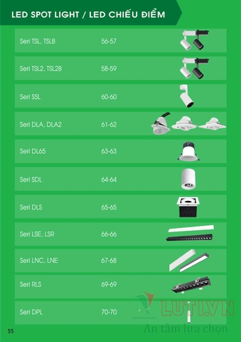 CATALOGUE BẢNG GIÁ ĐÈN LED MPE (THÁNG 10/2021)