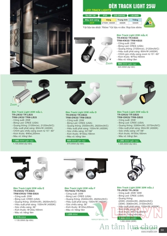 CATALOGUE BẢNG GIÁ ĐÈN LED VINALED 2021-2022