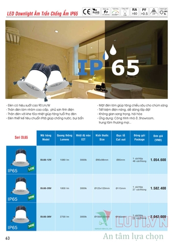 CATALOGUE BẢNG GIÁ ĐÈN LED MPE (THÁNG 10/2021)