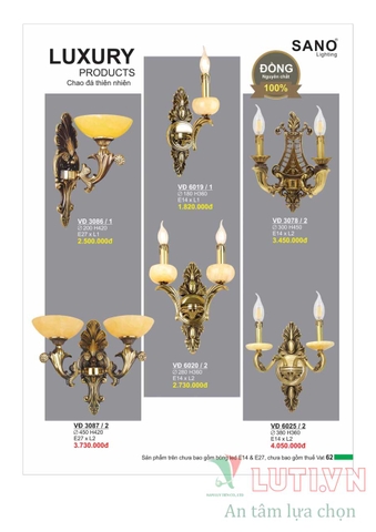 CATALOGUE BẢNG GIÁ ĐÈN LED TRANG TRÍ SANO 2021 (PHẦN 1)