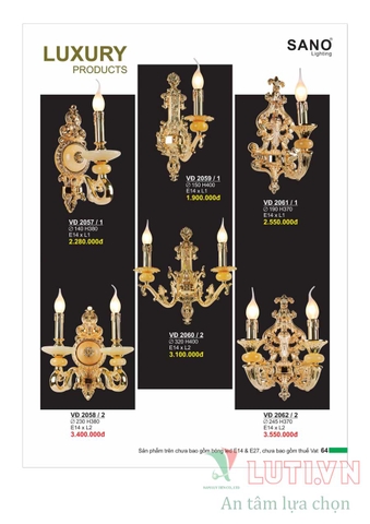 CATALOGUE BẢNG GIÁ ĐÈN LED TRANG TRÍ SANO 2021 (PHẦN 1)
