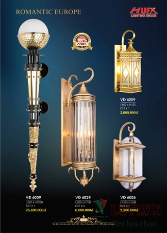 CATALOGUE BẢNG GIÁ ĐÈN LED TRANG TRÍ HUFA 2021