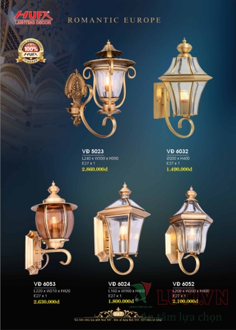 CATALOGUE BẢNG GIÁ ĐÈN LED TRANG TRÍ HUFA 2021