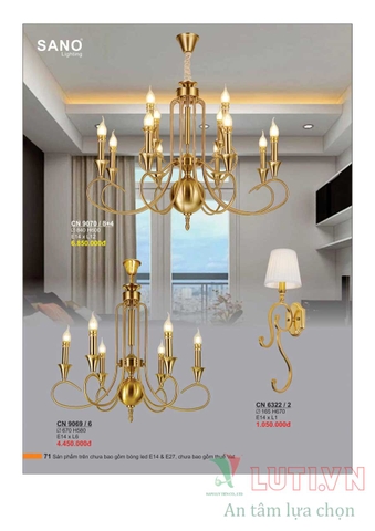 CATALOGUE BẢNG GIÁ ĐÈN LED TRANG TRÍ SANO 2021 (PHẦN 1)