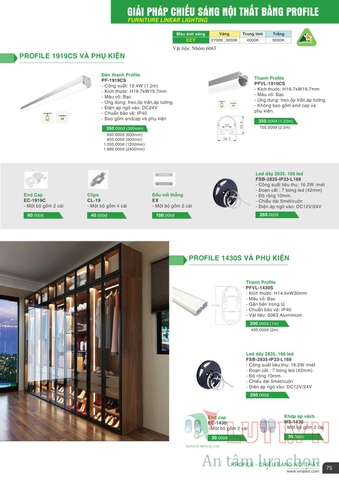 CATALOGUE BẢNG GIÁ ĐÈN LED VINALED 2021-2022