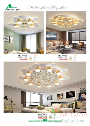 CATALOGUE BẢNG GIÁ ĐÈN LED TRANG TRÍ AURORA 2022