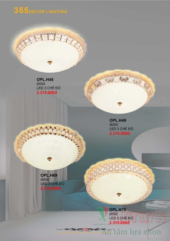 CATALOGUE BẢNG GIÁ ĐÈN LED TRANG TRÍ 355 NĂM 2021