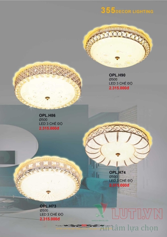 CATALOGUE BẢNG GIÁ ĐÈN LED TRANG TRÍ 355 NĂM 2021