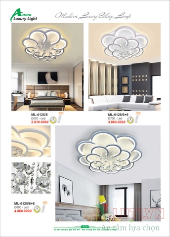 CATALOGUE BẢNG GIÁ ĐÈN LED TRANG TRÍ AURORA 2022