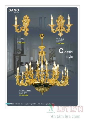 CATALOGUE BẢNG GIÁ ĐÈN LED TRANG TRÍ SANO 2021 (PHẦN 1)
