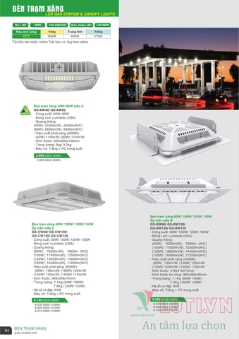 CATALOGUE BẢNG GIÁ ĐÈN LED VINALED 2021-2022