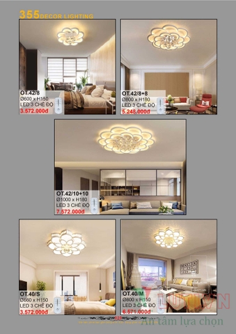 CATALOGUE BẢNG GIÁ ĐÈN LED TRANG TRÍ 355 NĂM 2021