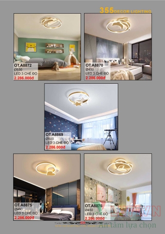 CATALOGUE BẢNG GIÁ ĐÈN LED TRANG TRÍ 355 NĂM 2021