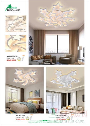CATALOGUE BẢNG GIÁ ĐÈN LED TRANG TRÍ AURORA 2022