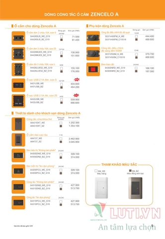 CATALOGUE BẢNG GIÁ THIẾT BỊ ĐIỆN SCHNEIDER NĂM 2021