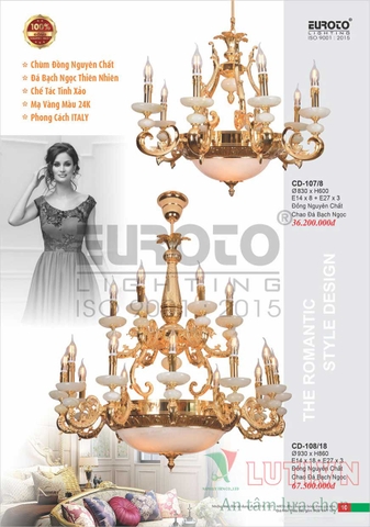 CATALOGUE BẢNG GIÁ ĐÈN TRANG TRÍ EUROTO 2022 (P1)