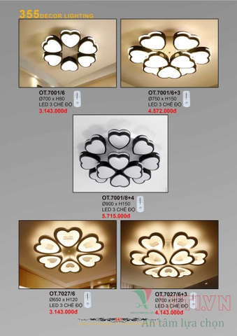 CATALOGUE BẢNG GIÁ ĐÈN LED TRANG TRÍ 355 NĂM 2021