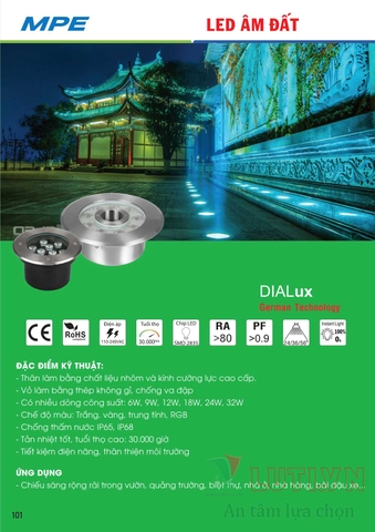 CATALOGUE BẢNG GIÁ ĐÈN LED MPE (THÁNG 10/2021)