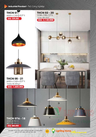 CATALOGUE ĐÈN TRANG TRÍ LIGHTING&HOME 2022 (P1)