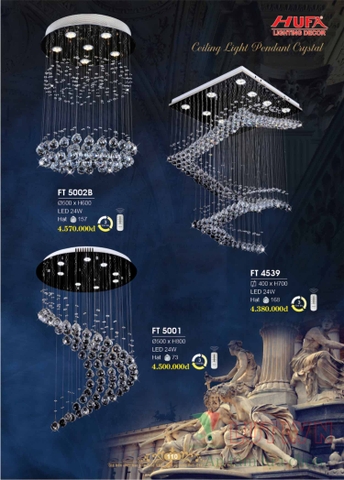 CATALOGUE BẢNG GIÁ ĐÈN LED TRANG TRÍ HUFA 2021