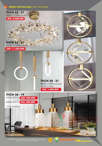 CATALOGUE ĐÈN TRANG TRÍ LIGHTING&HOME 2022 (P1)